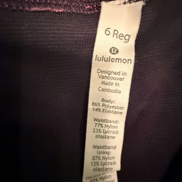 Lululemon Speed Up Low Rise Shorts 2.5” Inseam Pink/Black Size 6/Small MSRP $68 - Picture 8 of 13